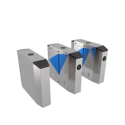 kwaliteit  High security RFID face recognition fingerprint access control flap turnstile barrier gate for gym and park fabriek