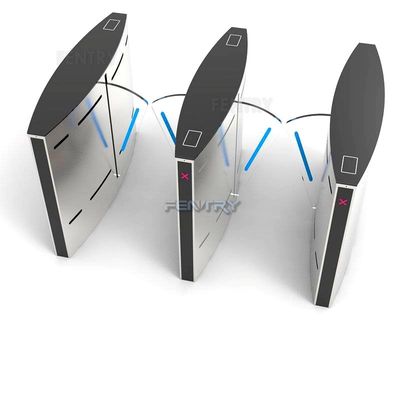 kwaliteit  304 Stainless Steel ESD Entrance Systems Designer Turnstile Smart Waist Industrial Security Gate Flap Barrier fabriek
