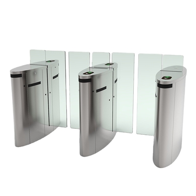 Glijdende Turnstile van Snelheidspoorten met RFID-het Glasturnstile van Access Control Mechanism van de Kaartlezer Hoge Deur