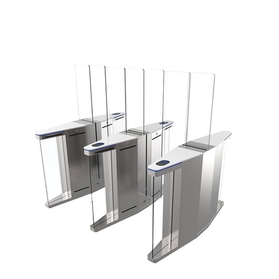 Halve Turnstile van de Snelheidspoorten van het Hoogteglas Glijdende met Kaartlezer Access Control